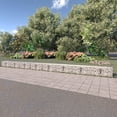 thumbnail image 1 of vidaXL Gabion Basket with Lids, Galvanized Steel Gabion Wall, Gabion Cage, 354,3"x19,7"x19,7", 1 of 6
