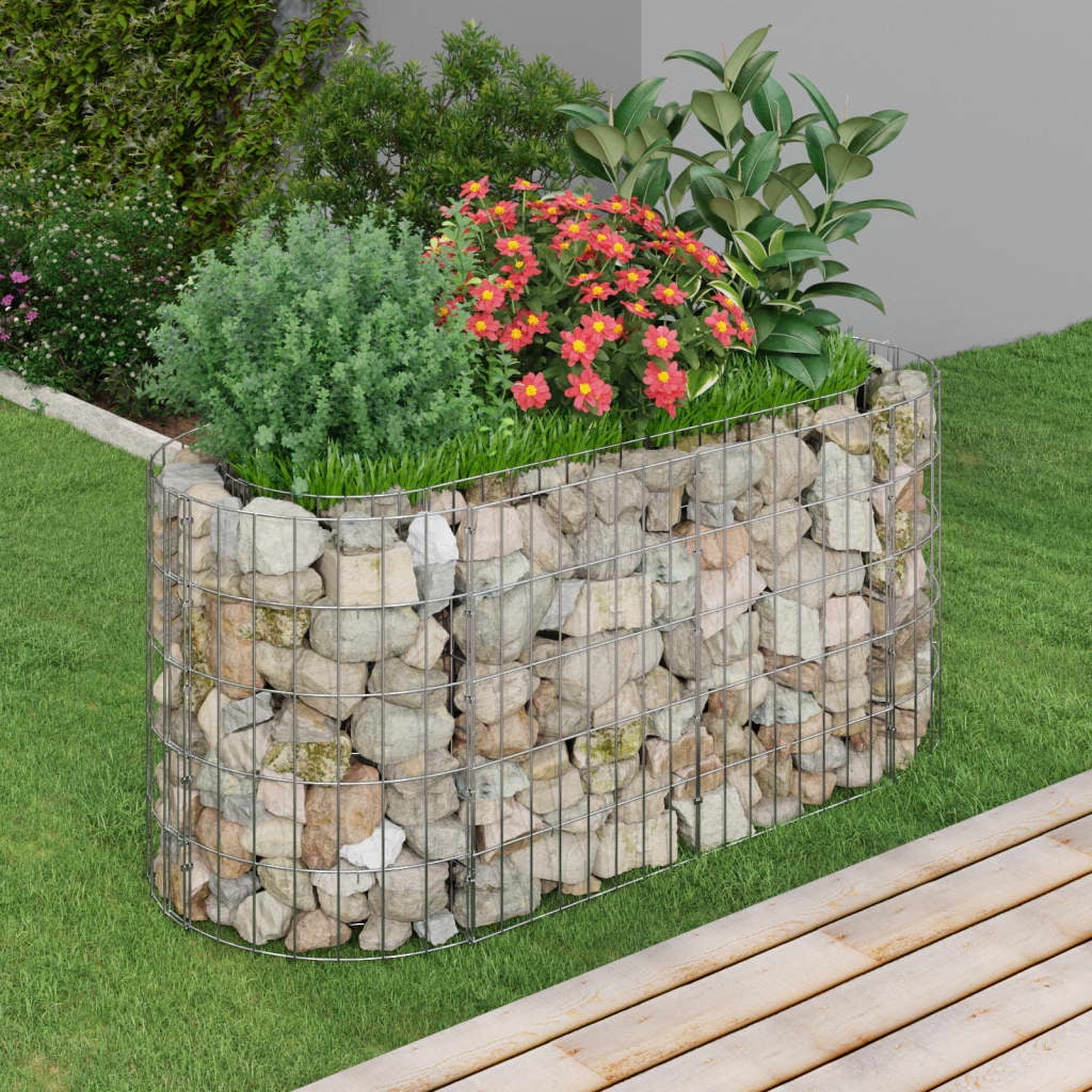 Galvanized Iron Gabion Raised Bed for Garden Projects