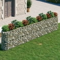 thumbnail image 1 of vidaXL Gabion Raised Bed Galvanized Iron 47.2"x19.7"x19.7", 1 of 7