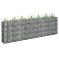 thumbnail image 1 of vidaXL Gabion Raised Bed Galvanized Steel 106.3"x11.8"x35.4", 145639, 1 of 7