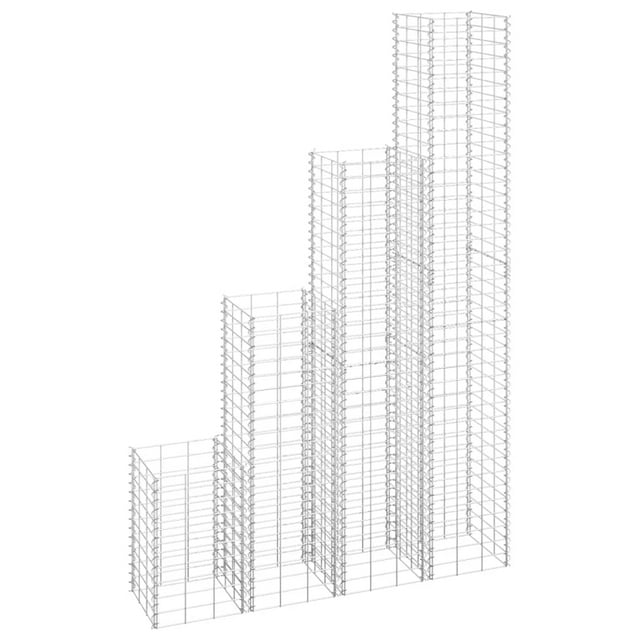 vidaXL Gabion Wall Gabion Retaining Wall Gabion Basket Cage Heavy Duty