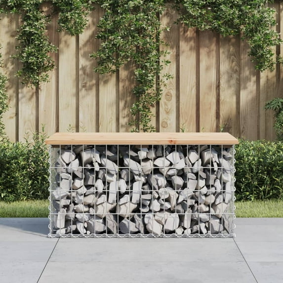 vidaXL Garden Bench Brown Solid pine wood Compact Garden Bench