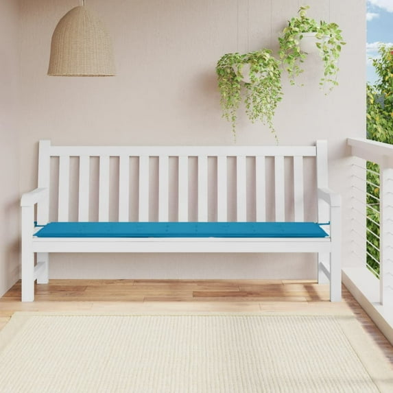 vidaXL Garden Bench Cushion Blue Oxford fabric (100% polyester) 78.7"x19.7"x1.2"