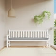 thumbnail image 1 of vidaXL Garden Bench Cushion Gray Oxford fabric (100% polyester), 1 of 6