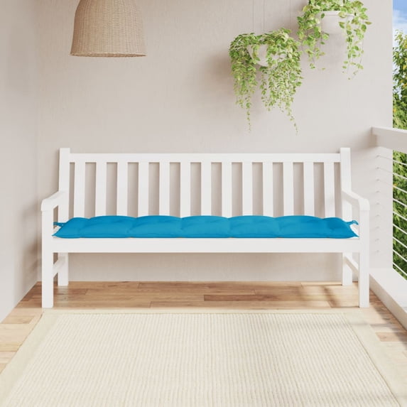 vidaXL Garden Bench Cushion Light Blue Oxford Fabric (100% polyester)