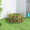 thumbnail image 1 of vidaXL Garden Composter Ø39.4"x19.7" Galvanized Steel, 1 of 5