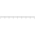 thumbnail image 1 of vidaXL Garden Fence Patio Privacy Screen Fence Wall with Spear Top Steel Black, 1 of 82