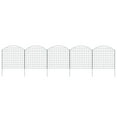 thumbnail image 1 of vidaXL Garden Fence Set Decorative Garden Fence Edging Landscape Fencing Green, 1 of 6
