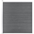 thumbnail image 1 of vidaXL Garden Fence WPC 68.9"x73.2" Gray, 1 of 10