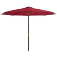thumbnail image 1 of vidaXL Garden Parasol Umbrella Sunshade Sun Shelter Outdoor Bamboo and Wood, 1 of 37
