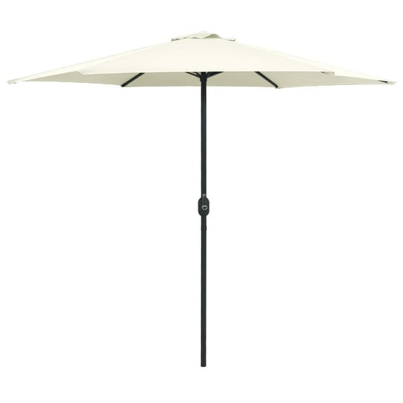 vidaXL Garden Parasol with Crank Outdoor Patio Sunshade Umbrella Aluminum