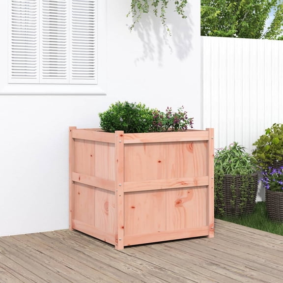 vidaXL Garden Planter 27.6"x27.6"x27.6" Solid Wood Douglas