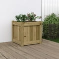 thumbnail image 1 of vidaXL Garden Planter Decorative Outdoor Plant Pot Flower Box Solid Wood Pine, 1 of 9