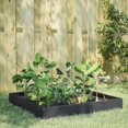 thumbnail image 1 of vidaXL Garden Raised Bed Anthracite 100x100x26 cm Steel, 1 of 4