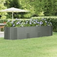 thumbnail image 1 of vidaXL Garden Raised Bed Patio Outdoor Raised Planter Box Powder-coated Steel, 1 of 5