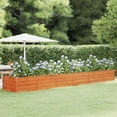 thumbnail image 1 of vidaXL Garden Raised Bed Rusty 189"x31.5"x17.7" Corten Steel, 1 of 6