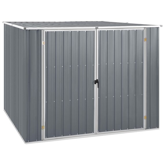 vidaXL Garden Shed Storage House for Tools Equipment Backyard Galvanized Steel