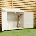 thumbnail image 1 of vidaXL Garden Shed White 40.2" x 20.5"x 44.1" Solid Wood Fir, 1 of 7
