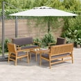 thumbnail image 1 of vidaXL Garden Sofa Set 5 pcs Brown 75 x 45 x 38cm Solid Acacia wood, 1 of 5
