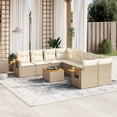 thumbnail image 1 of vidaXL Garden Sofa Set Beige, 1 of 9
