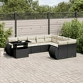 thumbnail image 1 of vidaXL Garden Sofa Set Black, Cream White, 1 of 10