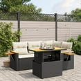 thumbnail image 1 of vidaXL Garden Sofa Set Black PE Rattan Large Modular Garden Sofa Set, 1 of 4