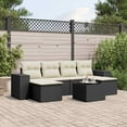 thumbnail image 1 of vidaXL Garden Sofa Set Black, 1 of 10
