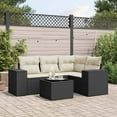 thumbnail image 1 of vidaXL Garden Sofa Set Black, 1 of 4