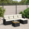 thumbnail image 1 of vidaXL Garden Sofa Set Black, 1 of 4