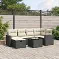 thumbnail image 1 of vidaXL Garden Sofa Set Black, 1 of 4
