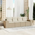 thumbnail image 1 of vidaXL Garden Sofa Set Cream Beige, 1 of 6