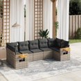 thumbnail image 1 of vidaXL Garden Sofa Set Gray, 1 of 10