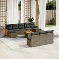 thumbnail image 1 of vidaXL Garden Sofa Set Gray, 1 of 10