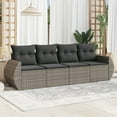 thumbnail image 1 of vidaXL Garden Sofa Set Grey, Dark Grey, 1 of 4
