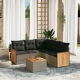 thumbnail image 1 of vidaXL Garden Sofa Set Grey, 1 of 9