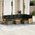 thumbnail image 1 of vidaXL Garden Sofa Set Grey, 1 of 9