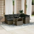 thumbnail image 1 of vidaXL Garden Sofa Set Grey, 1 of 9