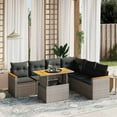 thumbnail image 1 of vidaXL Garden Sofa Set Grey, 1 of 5