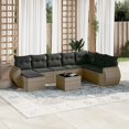 thumbnail image 1 of vidaXL Garden Sofa Set Grey, 1 of 6