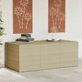 thumbnail image 1 of vidaXL Garden Storage Box Mix Beige 259.9 Gal Poly Rattan, 1 of 10