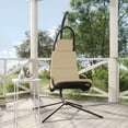 thumbnail image 1 of vidaXL Garden Swing Chair with Cushion Oxford Fabric and Steel Multi Colors, 1 of 11