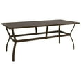 thumbnail image 1 of vidaXL Garden Table Brown 74.8"x31.5"x28.3" Steel, 312281, 1 of 6