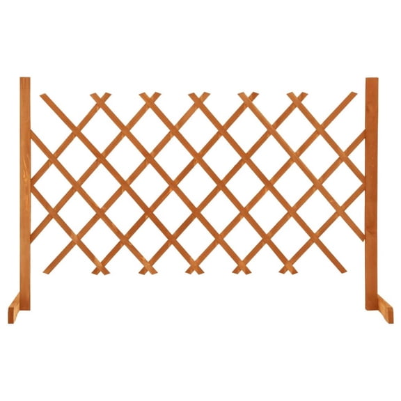 vidaXL Garden Trellis Fence Orange 47.2"x35.4" Solid Firwood, 314824