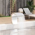thumbnail image 1 of vidaXL Garden Waterfall Pool Fountain Stainless Steel 17.7" x 11.8" x 23.6", 1 of 9