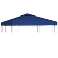 thumbnail image 1 of vidaXL Gazebo Canopy Dark Blue Polyester with PVC coating 9.8ft x 9.8ft, 1 of 5