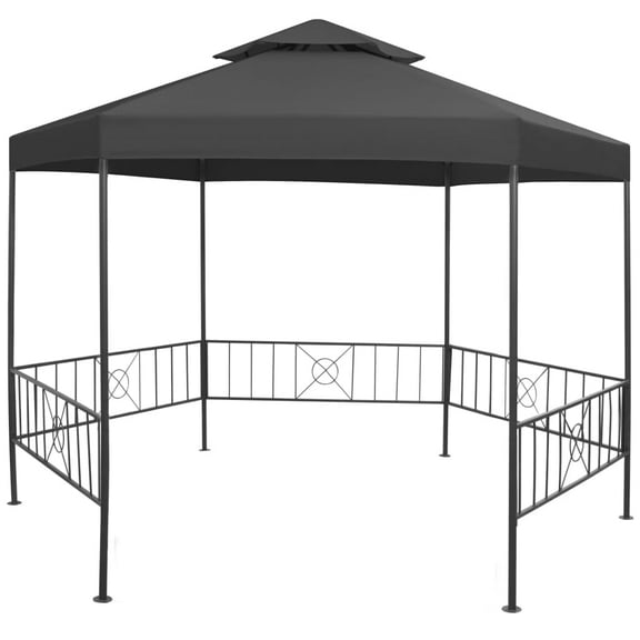 vidaXL Gazebo Outdoor Canopy Tent Patio Pavilion Wedding Party Tent Sunshade