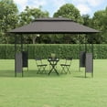 thumbnail image 1 of vidaXL Gazebo Outdoor Patio Sun Shelter Canopy with Roof Anthracite Steel, 1 of 6