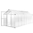 thumbnail image 1 of vidaXL Greenhouse Aluminium Plant Growing House Tent Metal Shelter Multi Sizes, 1 of 22