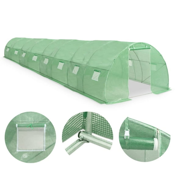 vidaXL Greenhouse Outdoor Grow House Green House for Plant Growing Gardening