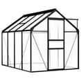 thumbnail image 1 of vidaXL Greenhouse Patio Grow House Outdoor Green House Anthracite Aluminum, 1 of 4